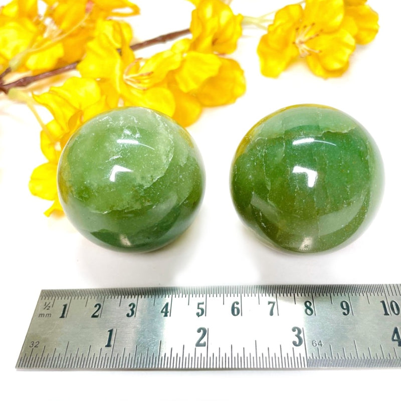 Green aventurine sphere