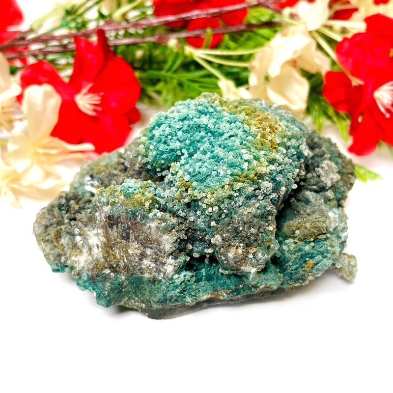 Celadonite Chalcedony Cluster (Healing & Connection)