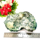 Celadonite Chalcedony Cluster (Healing & Connection)