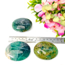 Green Fluorite Palmstones (Focused Energy)