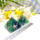 Green Fluorite Pyramid (Focus & Growth)