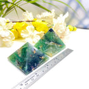 Green Fluorite Pyramid (Focus & Growth)