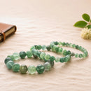 Green Fluorite bracelets by Talk to Crystals for growth, focus, absorption of knowledge, new beginnings, emotional balance and Heart Chakra healing