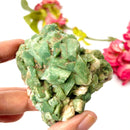 Green Heulandite Cluster (Healing & Compassion)