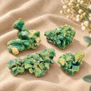 Green Heulandite Cluster by Talk to Crystals for Heart Chakra energy, emotional healing, compassion, calmness and love