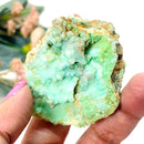 Bluish-Green Smithsonite Druzy Mineral Cluster