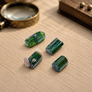 AAA Green Tourmaline Rough by Talk to Crystals for manifestation, luck, success, abundance, prosperity and creativity.
