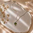 Mixed Tourmaline Small Pendants in Silver