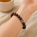 Hessonite Round Bead Bracelet (Creativity and Confidence)