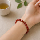 Hessonite Round Bead Bracelet (Creativity and Confidence)
