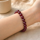 Hessonite Round Bead Bracelet (Creativity and Confidence)