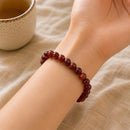 Hessonite Round Bead Bracelet (Creativity and Confidence)