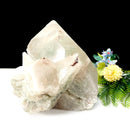 Himalayan Chlorite Phantom Quartz Points and Clusters