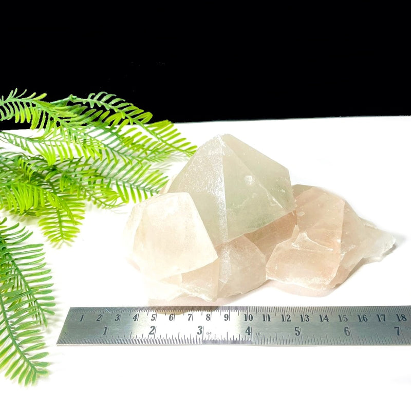 Himalayan Chlorite Phantom Quartz Points and Clusters