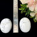 Howlite Palmstone (Peace and Patience)