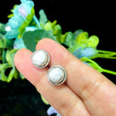 Howlite Earrings in Silver