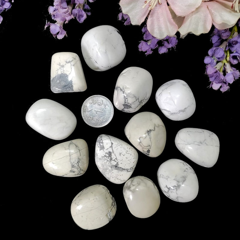 Howlite Tumble (Peace and Calm)