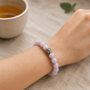 Kunzite Round Bead Bracelet (Emotional Healing)