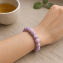 Kunzite Round Bead Bracelet (Emotional Healing)