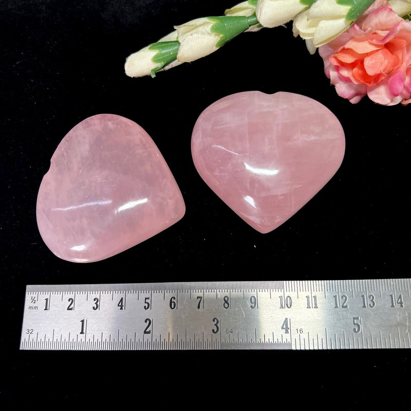 Rose Quartz Hearts (Attract Love)