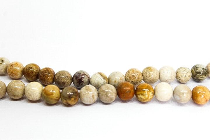 Agatized Quartz 8 mm Round 108 + 1=109 Beads Stone Jaap Mala