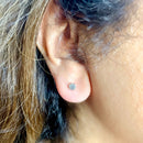 Labradorite Earrings in Silver