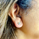 Labradorite Earrings in Silver