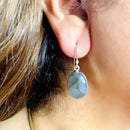 Labradorite Earrings in Silver