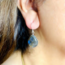 Labradorite Earrings in Silver