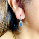 Labradorite Earrings in Silver