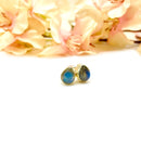 Labradorite Earrings in Silver