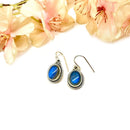 Labradorite Earrings in Silver