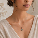 Labradorite Small Pendant in silver