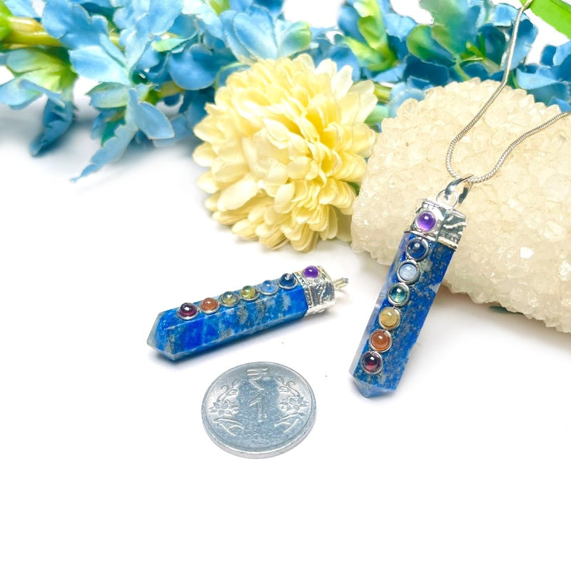 Lapis Lazuli Pencil Pendants (Communicating our Truth)