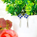 Lapis Lazuli Earrings in Silver