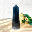 Large Black Tourmaline Towers  (Grounding and Protection)