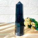 Large Black Tourmaline Towers  (Grounding and Protection)