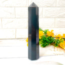 Large Black Tourmaline Towers  (Grounding and Protection)