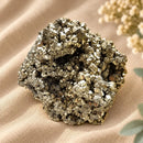 Extra Large Elite Quality Pyrite Cluster from Peru by Talk to Crystals for wealth, prosperity, name, fame, confidence and grounding.