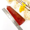 Large Red Jasper Tower (Vitality and Strength)