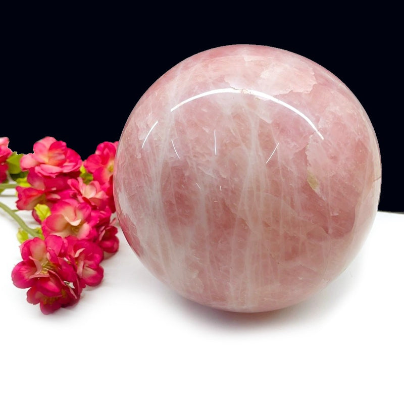 Rose Quartz Sphere (Love, Peace & Harmony)