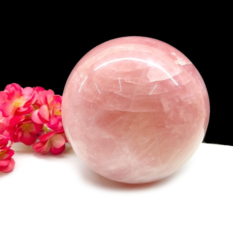 Rose Quartz Sphere (Love, Peace & Harmony)