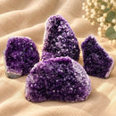Large Standing Amethyst Cluster from Uruguay by Talk to Crystals for high vibration, meditation, intuition and psychic gifts