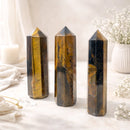 Large Tiger Eye Tower (Confidence & Empowerment)