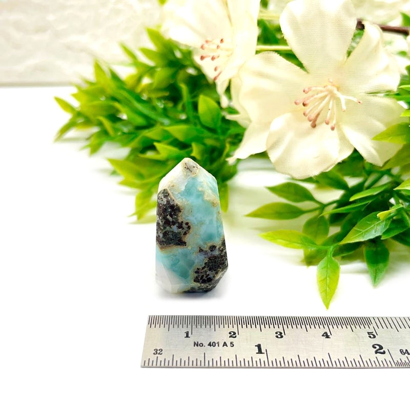 Larimar Free Form Towers (Heal Fear & Pain)
