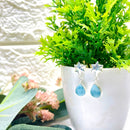 Larimar Earrings in Silver