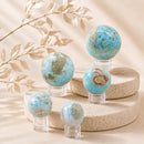 Larimar spheres by Talk to Crystals, available in various sizes, featuring natural healing crystals for peace, communication, emotional healing, serenity, and Throat Chakra healing in India