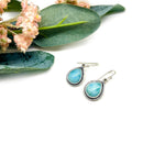 Larimar Earrings in Silver