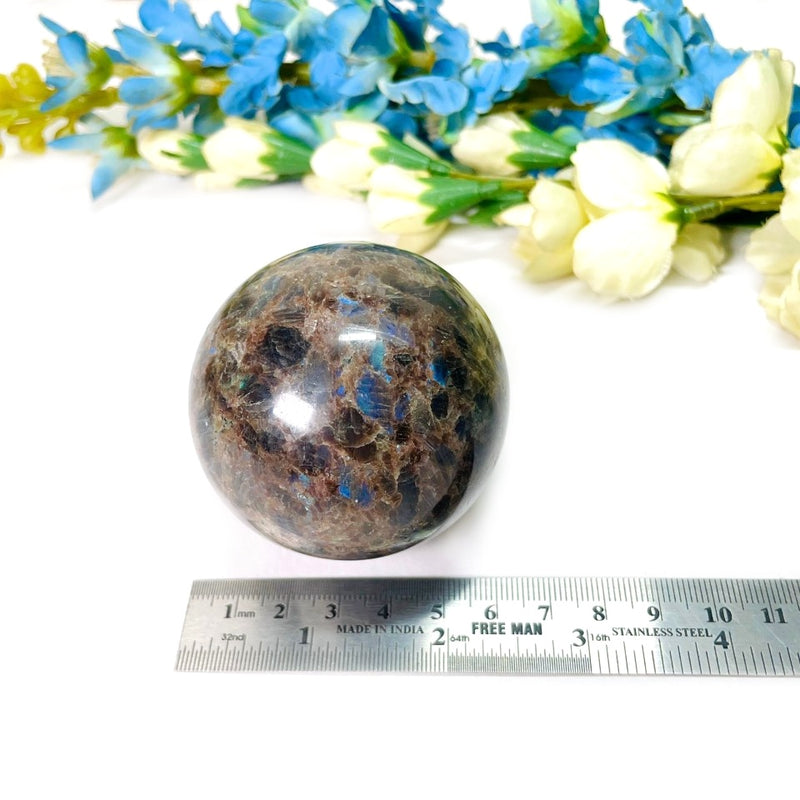 Larvikite Sphere (Change and Transformation)