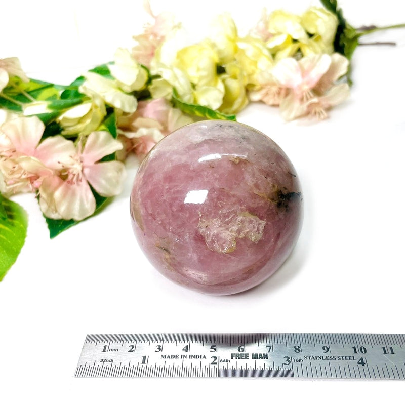 Lavender Rose Quartz Sphere (Love & Spirituality)